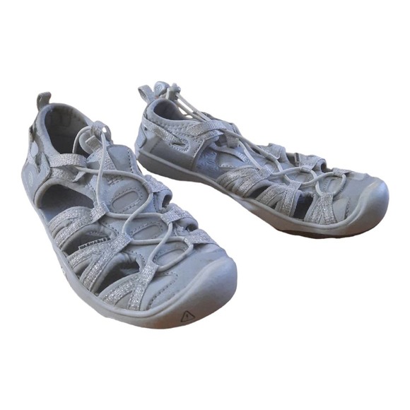 Keen Other - Keen Moxie Closed Toe Casual Waterproof Silver Sandals Size 1